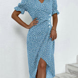 Ellaine™ - Florales Bauchbedeckendes Sommerkleid