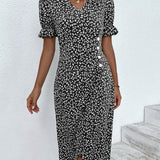 Ellaine™ - Florales Bauchbedeckendes Sommerkleid