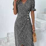 Ellaine™ - Florales Bauchbedeckendes Sommerkleid
