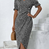 Ellaine™ - Florales Bauchbedeckendes Sommerkleid