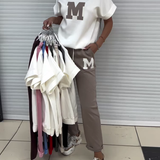Damen Trendiges Bedrucktes Freizeit-Outfit