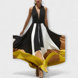Nava - Lange Kleid mit Rückenausschnitt