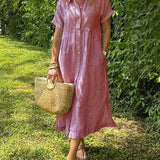 Cassie - Elegantes gestreiftes Kleid