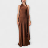 Azura - Maxi-Chic-Robe aus Satin