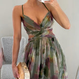 Giselle - Fesselndes Floral-Maxikleid
