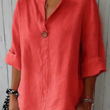 Angela™ | Legere V-Ausschnitt Bluse