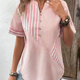 Monroe™ | Weiche gestreifte Bluse