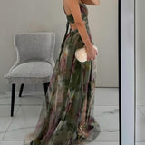 Giselle - Fesselndes Floral-Maxikleid