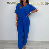 Cora™ - V-Ausschnitt Bindeträger Jumpsuit