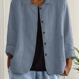Marilla™ – Klassischer leichter Hemd-Cardigan