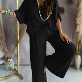 Farah™ - Stylisches einfarbiges Damen-Zweiteiler-Set