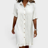 Camille™ | Elegantes Denim-Kleid