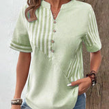 Monroe™ | Weiche gestreifte Bluse