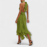 Elodie - Elegante asymmetrische Maxikleider