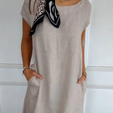 Brenna™ – Lässiges Baumwollkleid