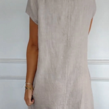 Brenna™ – Lässiges Baumwollkleid