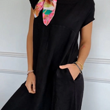 Brenna™ – Lässiges Baumwollkleid