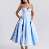 Ophira™ - Elegantes Korsett-Midi-Kleid