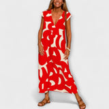 Linae – Kleid Lagana mit V-Ausschnitt