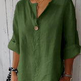 Angela™ | Legere V-Ausschnitt Bluse