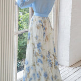 Fiorella | Elegantes Maxikleid mit Floralprint