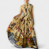 Amanda - Maxikleid mit Faltenmuster