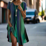 Jamie™ - Lässiges Boho Gradient Kleid