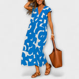 Linae – Kleid Lagana mit V-Ausschnitt