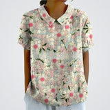 Lina™ - Stilvolle Bluse mit Blumenmuster