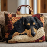 Handgemachte Tasche - Dackel