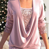 Kiara™ - Langärmeliges Shirt mit Pailletten