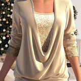 Kiara™ - Langärmeliges Shirt mit Pailletten