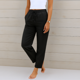 Alyse | Damen Hose mit Kordelzug und Taschen