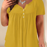 Zoey™ - Schicke Plissee-Bluse in Übergröße
