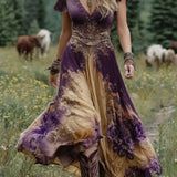 Mavis™ – Elegantes Florales Maxikleid