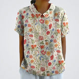 Lina™ - Stilvolle Bluse mit Blumenmuster