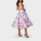 Elegantes Midi-Kleid aus Chiffon