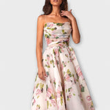 Elegantes Midi-Kleid aus Chiffon