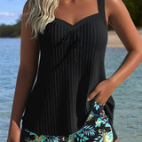 Clara™ – Elegantes Floral Tankini Set