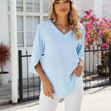 CARA - V-Ausschnitt Bluse