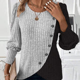 Evelyn - Das Colour-Block Casual Top