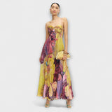 Kiara - Maxikleid mit lebhaftem Ikat-Muster