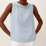 Maria™ | Stilvolles ärmelloses Top mit elegantem Rollkragen