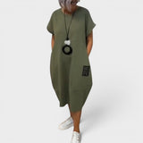 Nicole | Midi Kleid mit Taschen