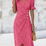 Ellaine™ - Florales Bauchbedeckendes Sommerkleid