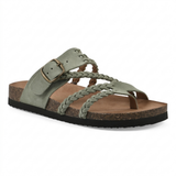 Hayleigh Kork Geflochtene Sandalen