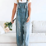 Thessa™ - Verwaschene Denim-Latzhose