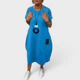 Nicole | Midi Kleid mit Taschen