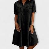 Lässiges A-Linien-Kleid