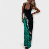 Livia - Maxikleid mit Sternenhimmel und Batik